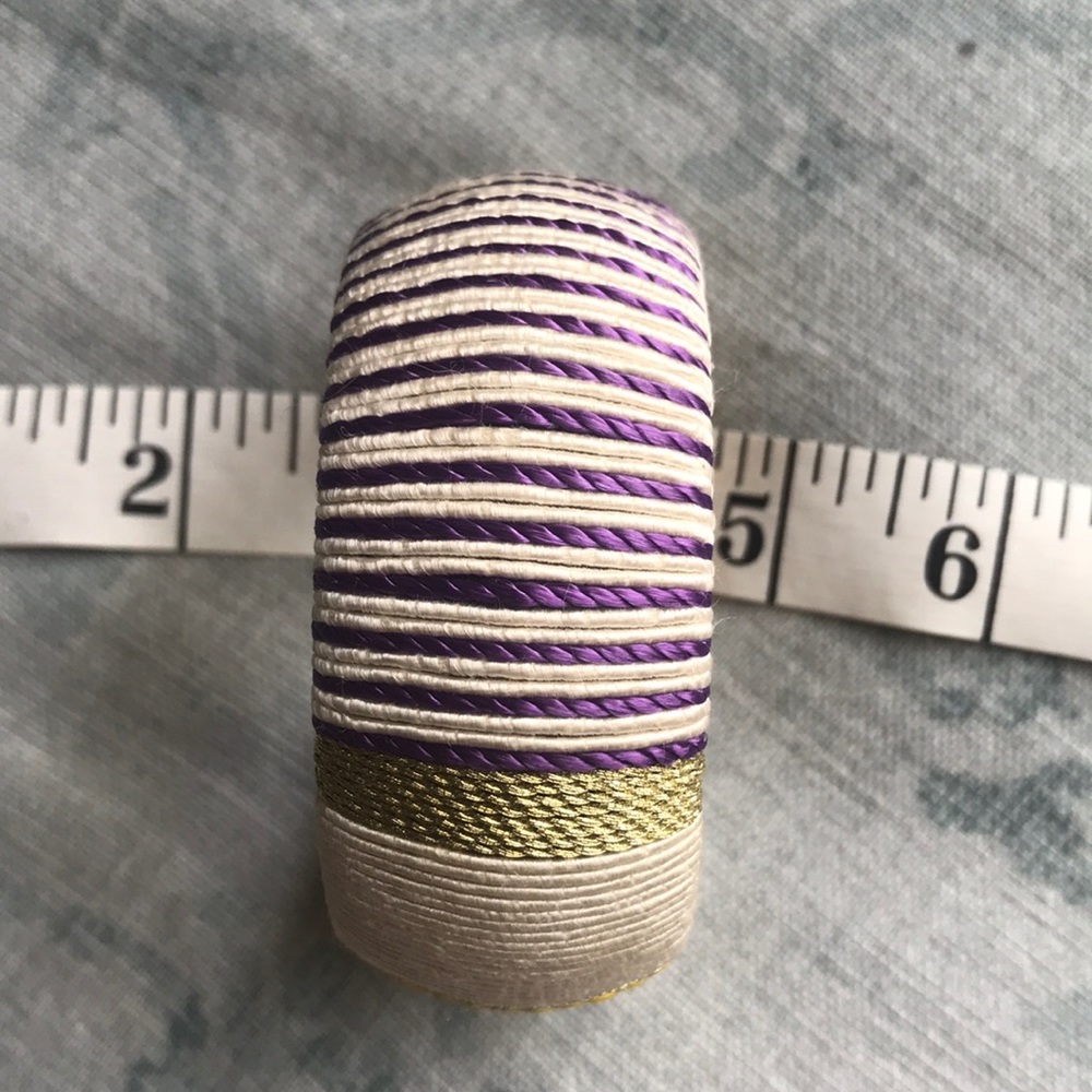 Wide threaded bracelet - Picture 6 of 6